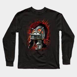 Ancient Roman Legionary Helmet Long Sleeve T-Shirt